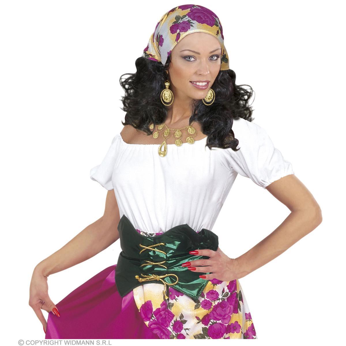 Collana Metallo Oro con Orecchini |Widmann