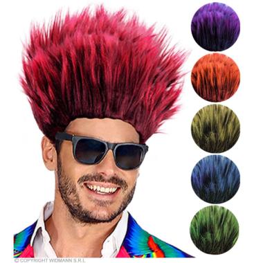 Parrucca con Capelli Dritti Disponibile 6 Colori