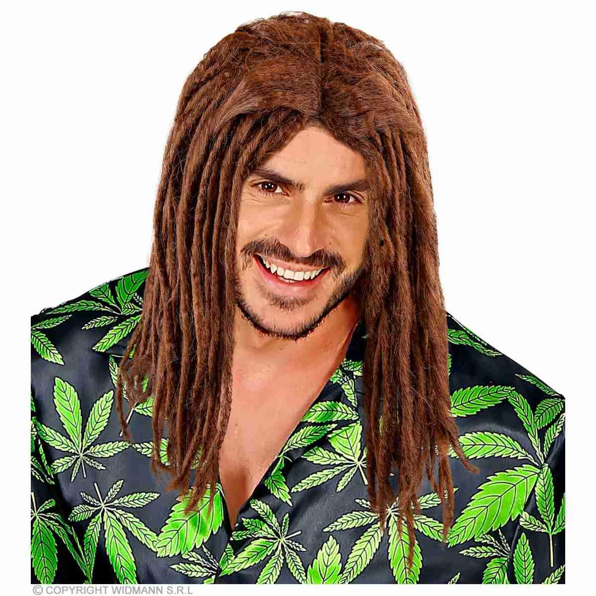 Parrucca Rasta Dreadlock Marrone |Widmann