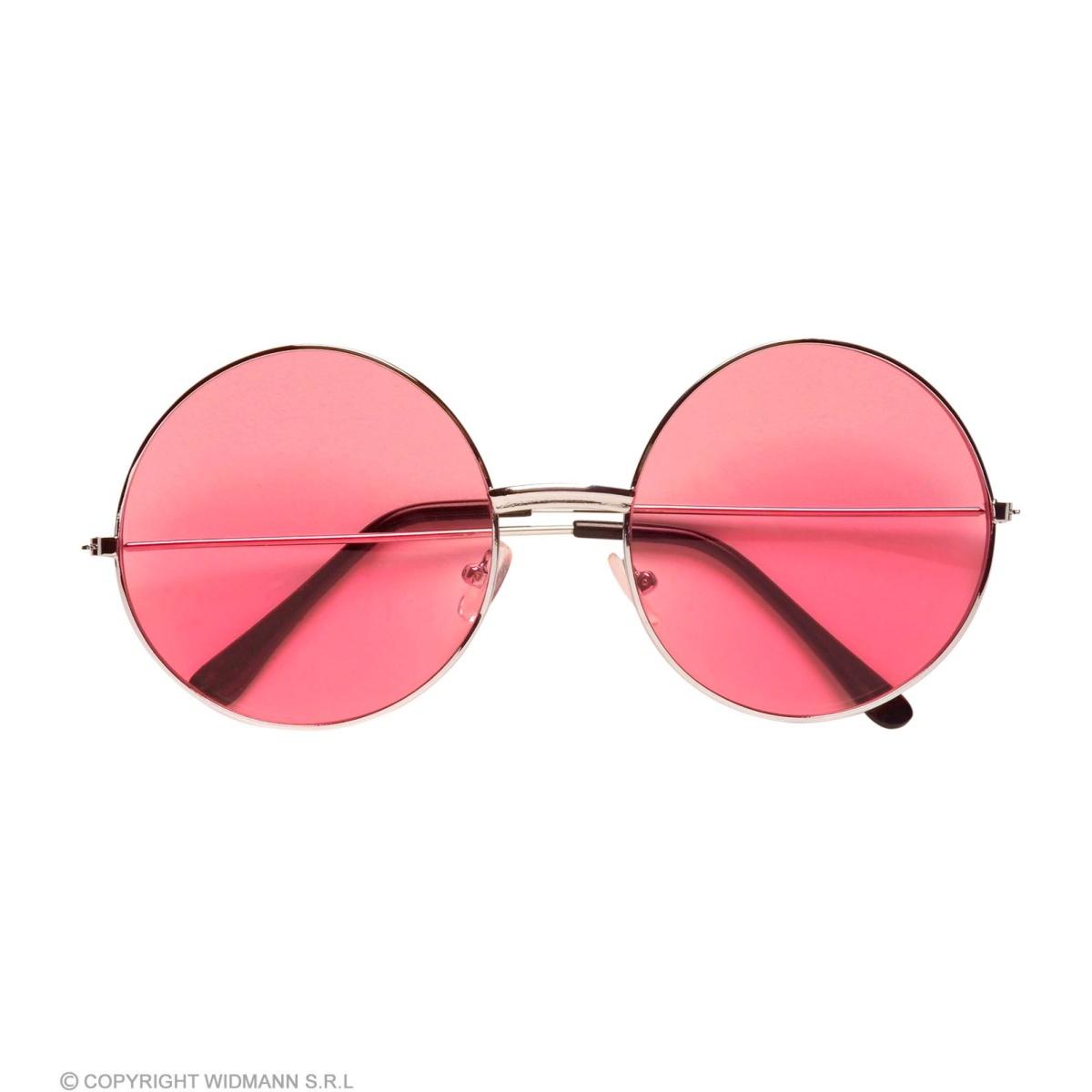 M2 Store Occhiali Tondi Hippie Rosa Anni 70 Widmann