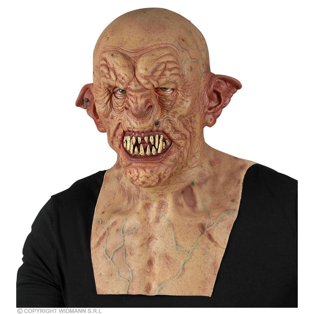 Maschera Viso Lattice Zombie con Petto e Collo |Widmann