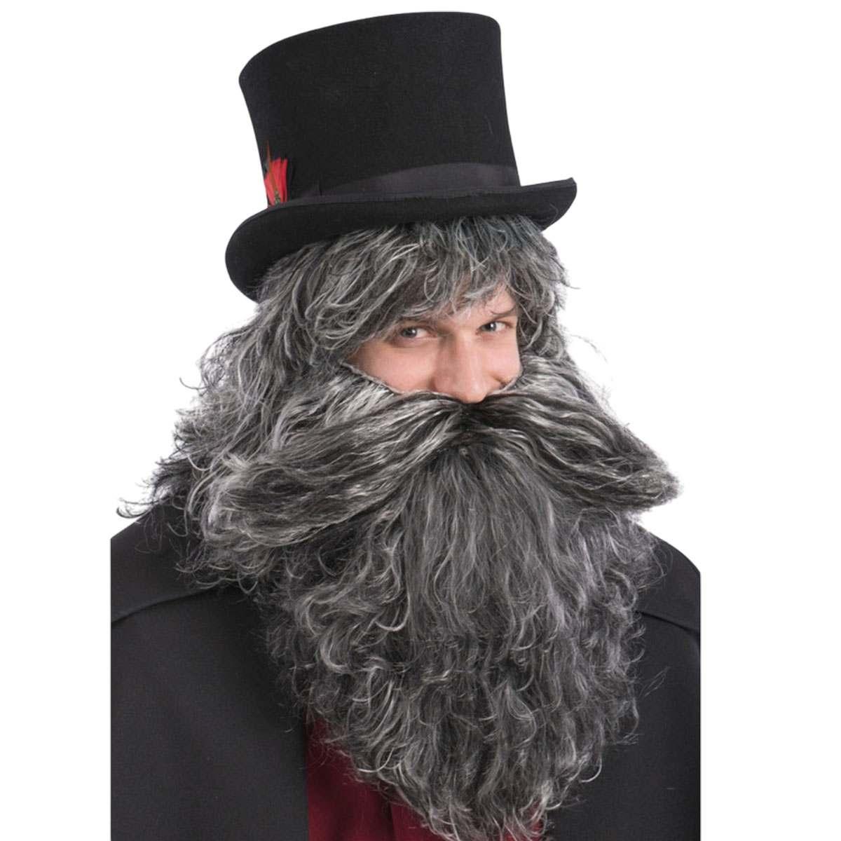 Barba Brizzolata Lunga con Baffi cm.40 |Carnival Toys