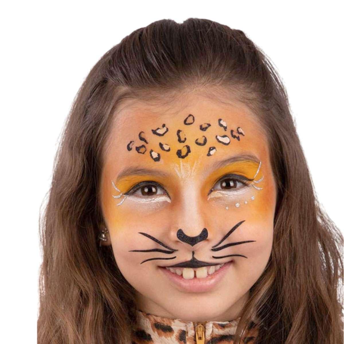 Tatuaggi Viso Rimovibili Lepardo |Carnival Toys