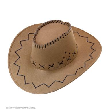 Cappello Cowboy Lusso Scamosciato Marrone Chiaro 795 |Widmann