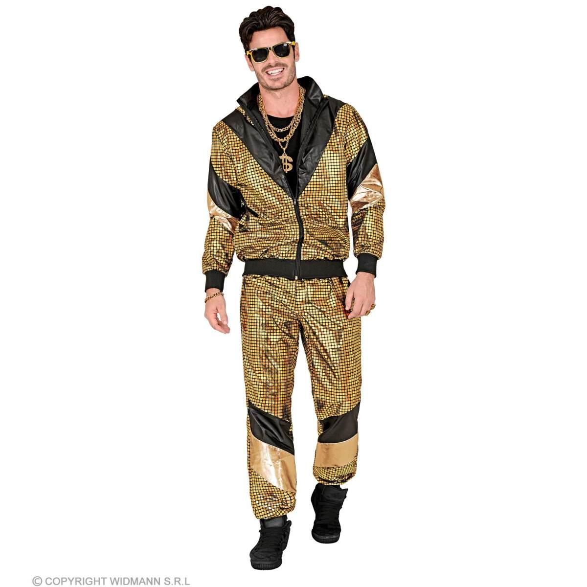 Costume Tuta Anni '70/'80 Dance Oro |Widmann