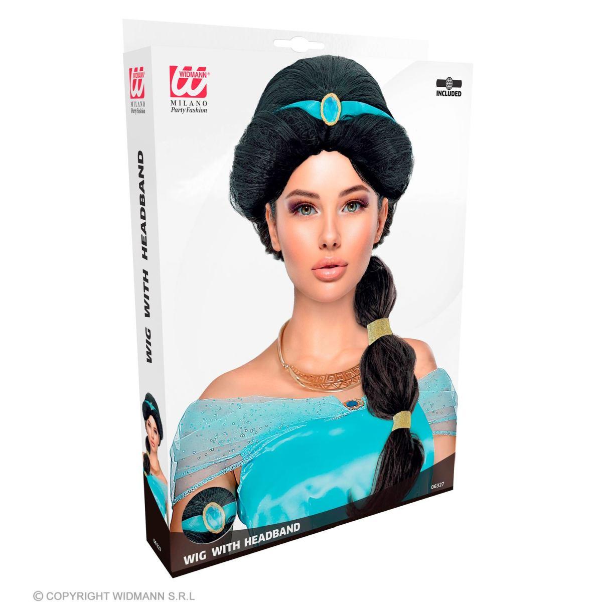 Parrucca Principessa Indiana con Coda |Widmann