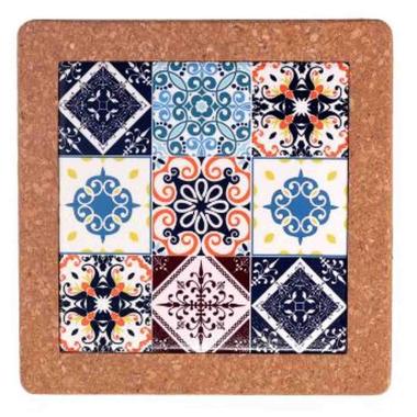 Sottopentola Mattonella Ceramica Mosaico Quadro cm.19X19xh1