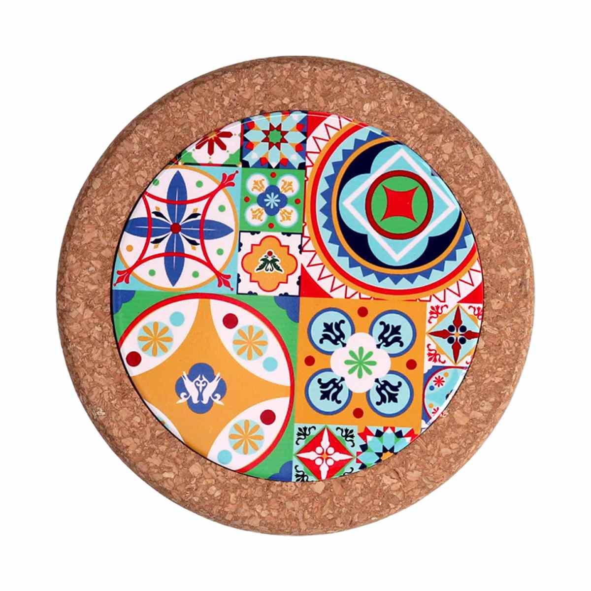 Sottopentola Mattonella Mosaico Tonda cm.Ã˜19xh1 | Vacchetti