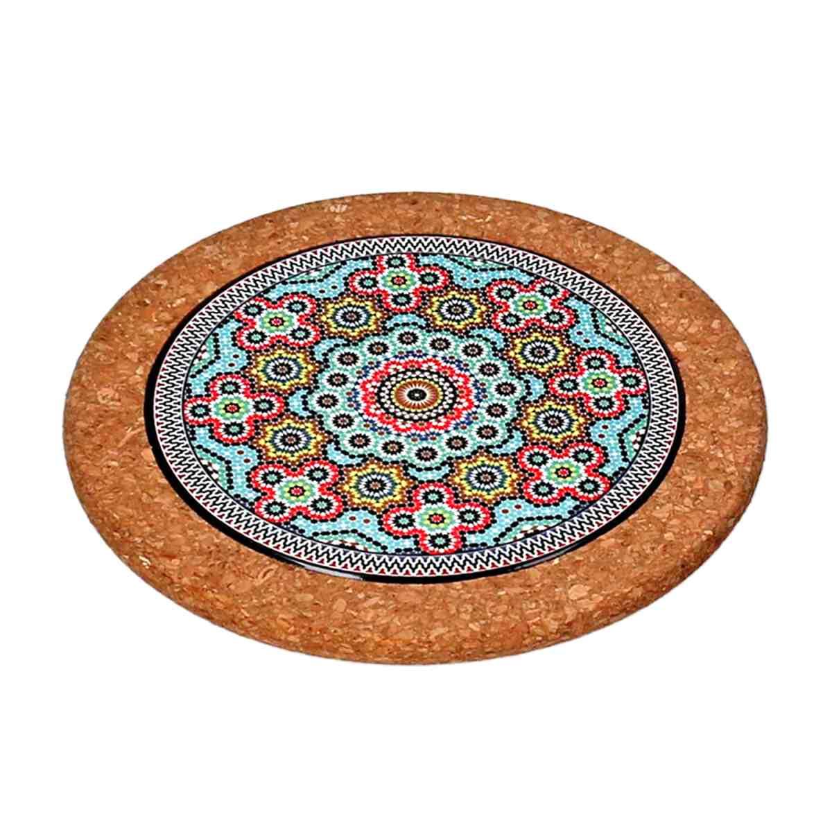 Sottopentola Mattonella Mosaico Tonda cm.Ã˜19xh1 | Vacchetti