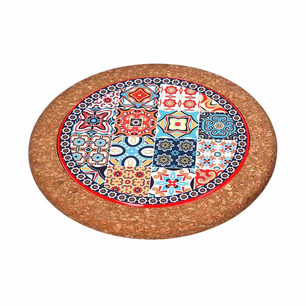 Sottopentola Mattonella Mosaico Tonda cm.Ã˜19xh1 | Vacchetti