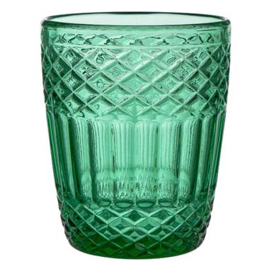 Bicchiere Vetro Acqua Agadir Verde ml.300 pz.1