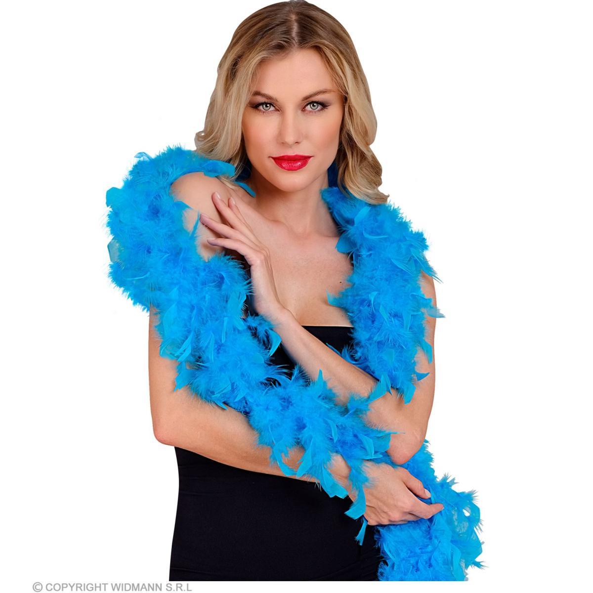 Boa di Piume Lusso cm.180 gr.50 Turchese |Widmann