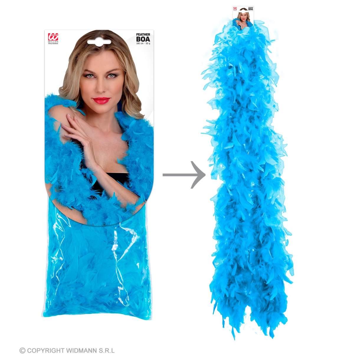 Boa di Piume Lusso cm.180 gr.50 Turchese |Widmann