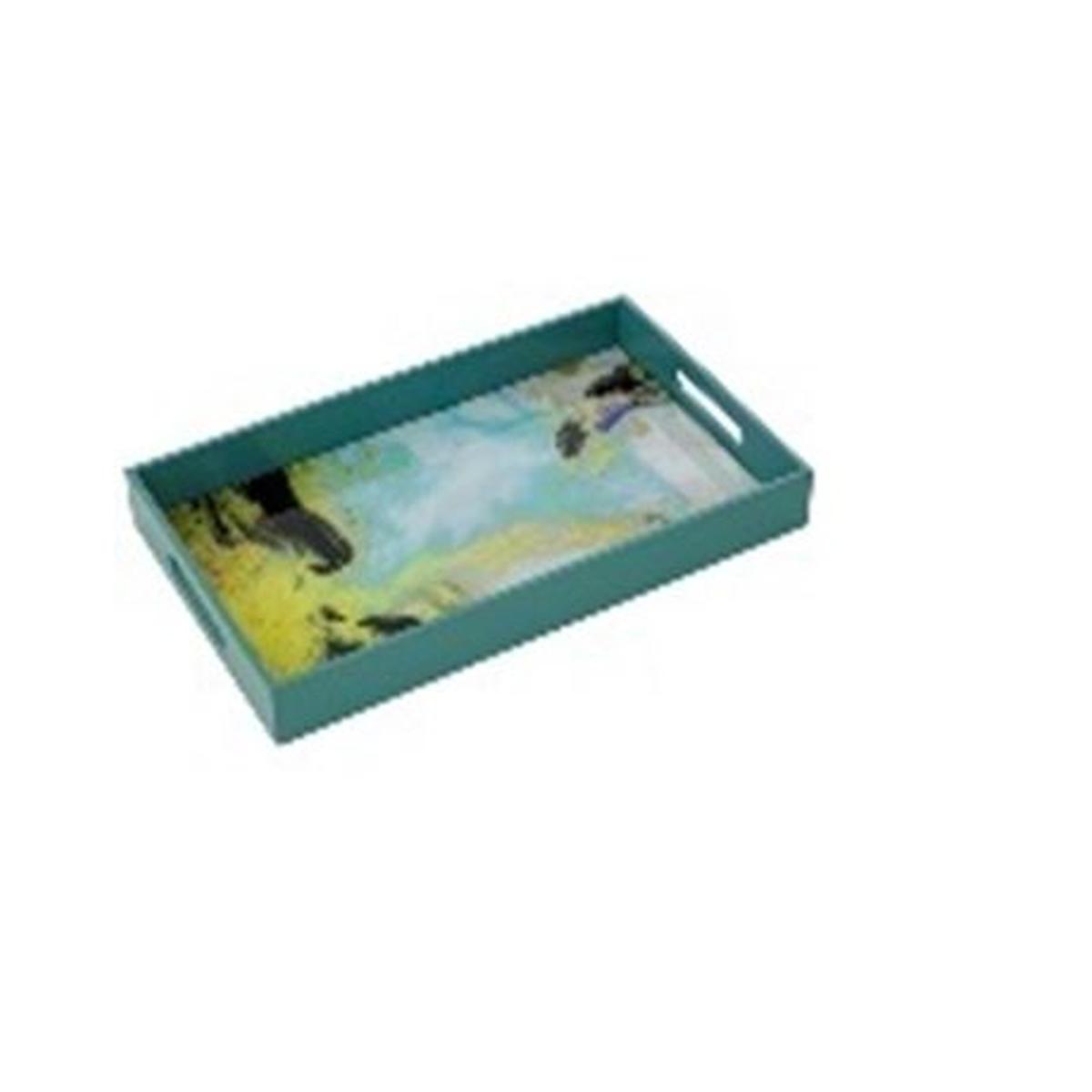 Vassoio Legno Specchio Astratto cm.40x24 | Montemaggi