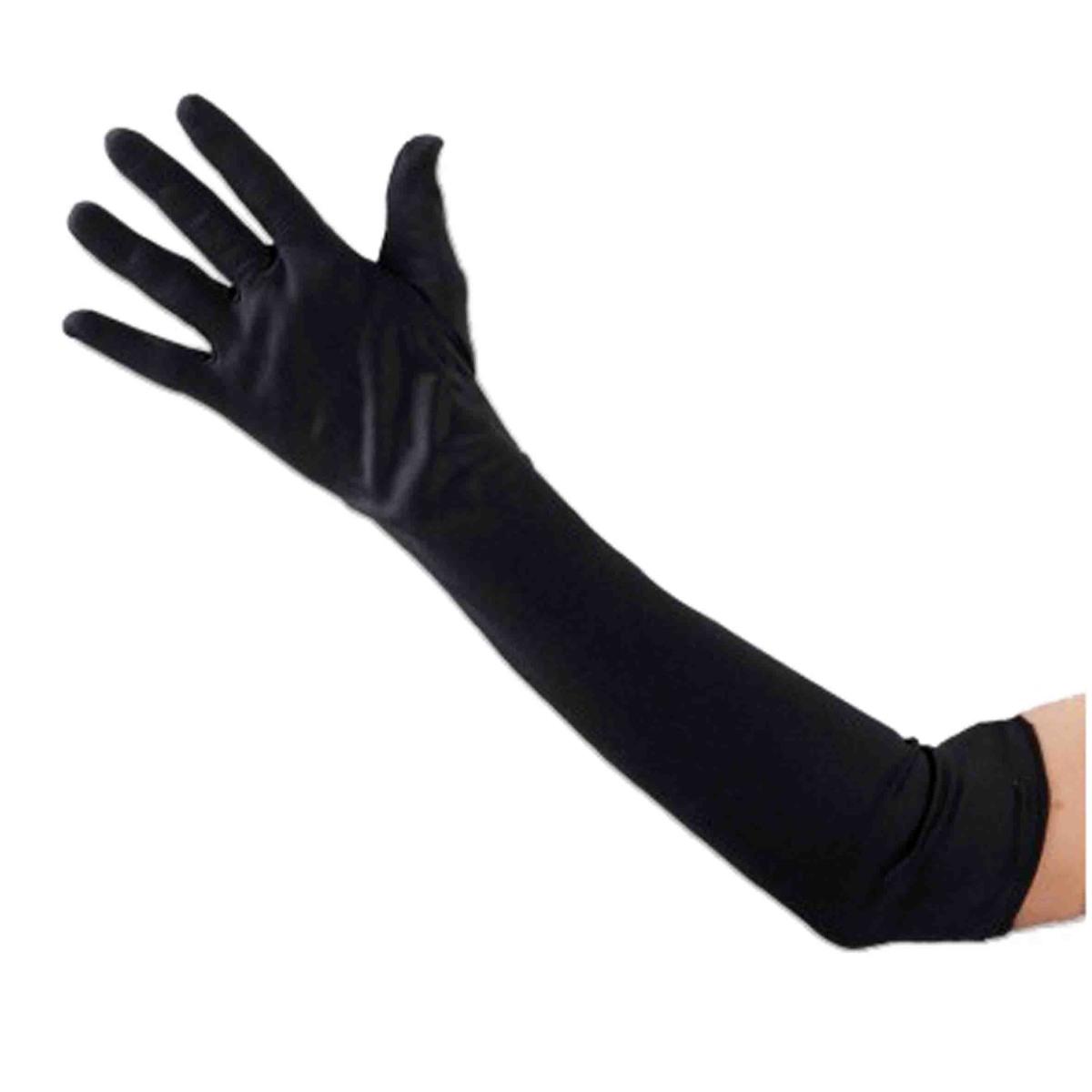 Guanti Lunghi Neri cm.50 |Carnival Toys