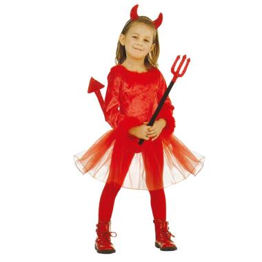 Costume Diavoletta Rossa Bambina