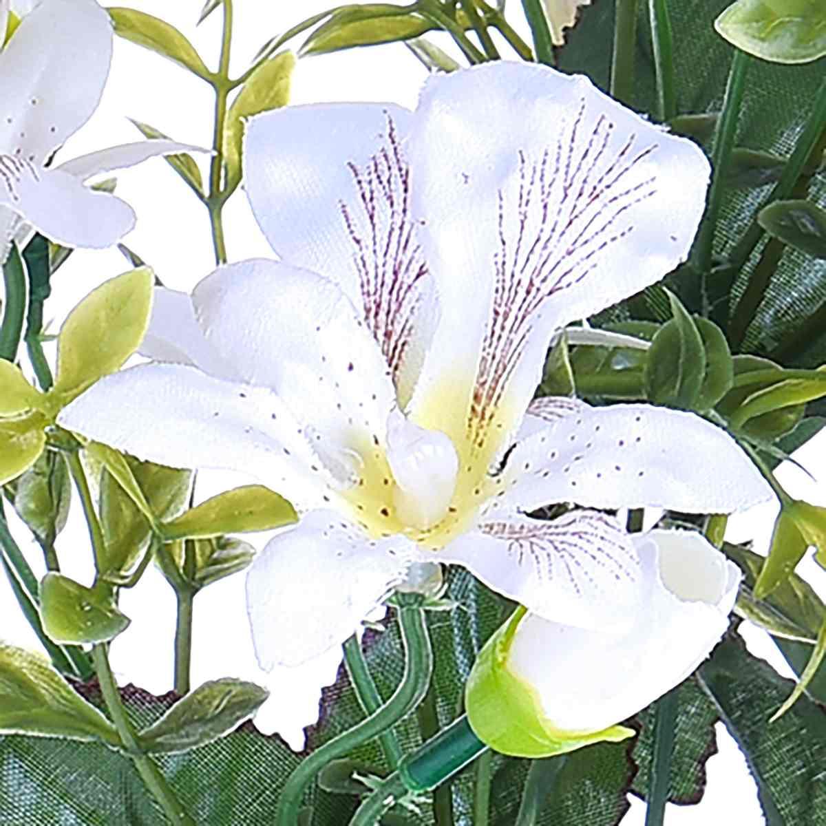 Fiore Bouquet Orchidee Mini Bianche cm.30