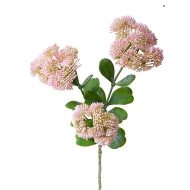 Fiore Sedum Rosa x3 cm.56 742