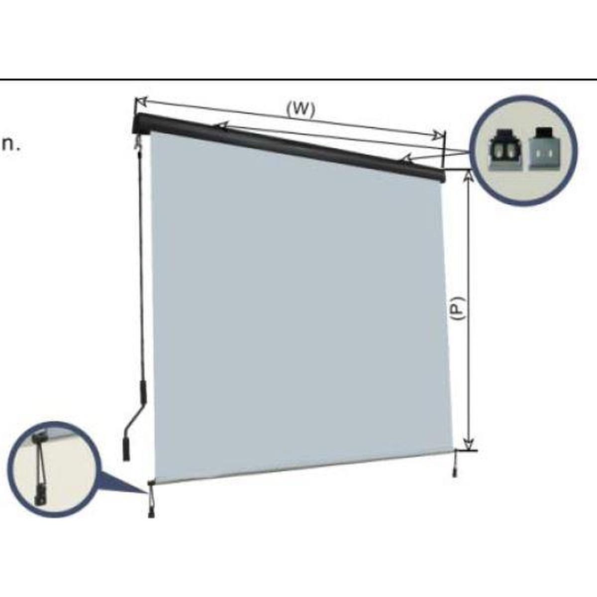 Tenda A Rullo Alluminio Charleston Manuale Beige Cm.120X250