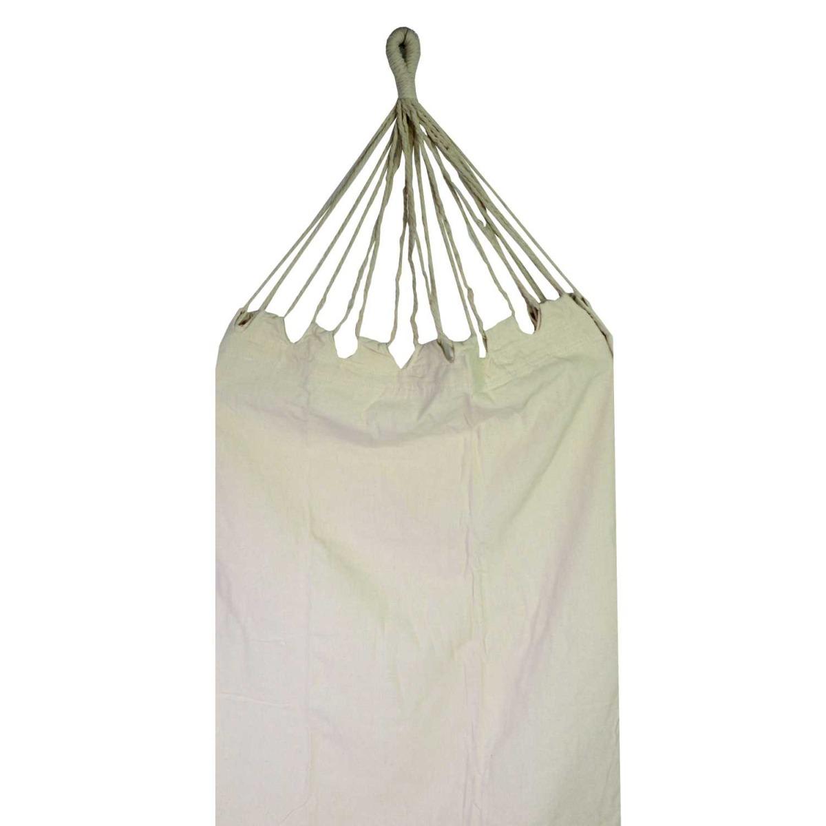 Amaca Tessuto Beige con Sacca cm.200x100 | Vacchetti