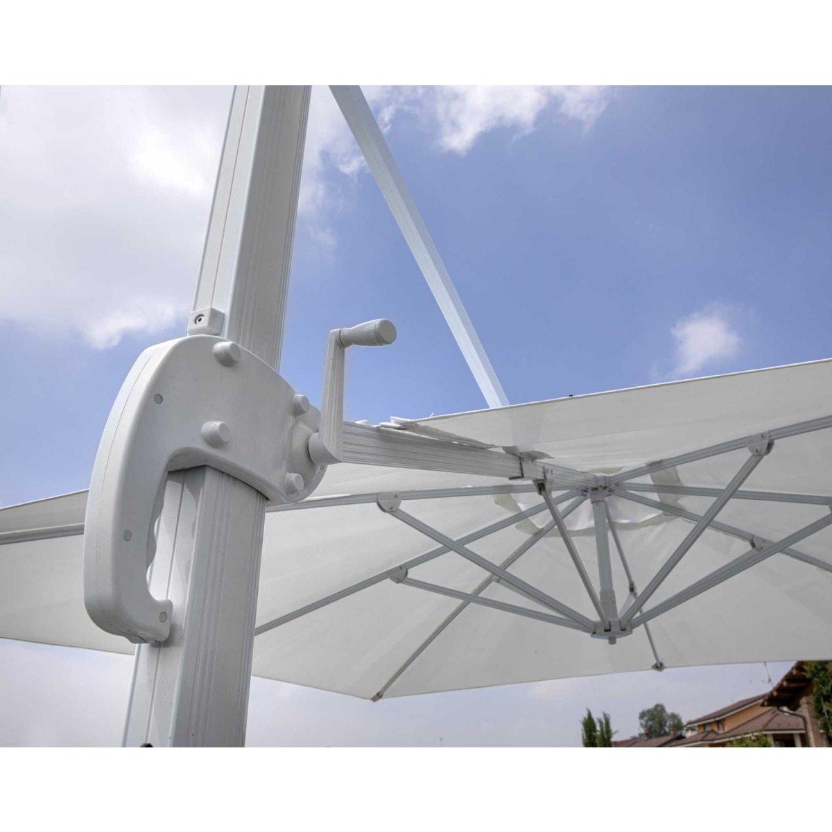 Ombrellone Alluminio New Michigan 2x3h2,55mt. Senza Mantovana Bianco | Vacchetti