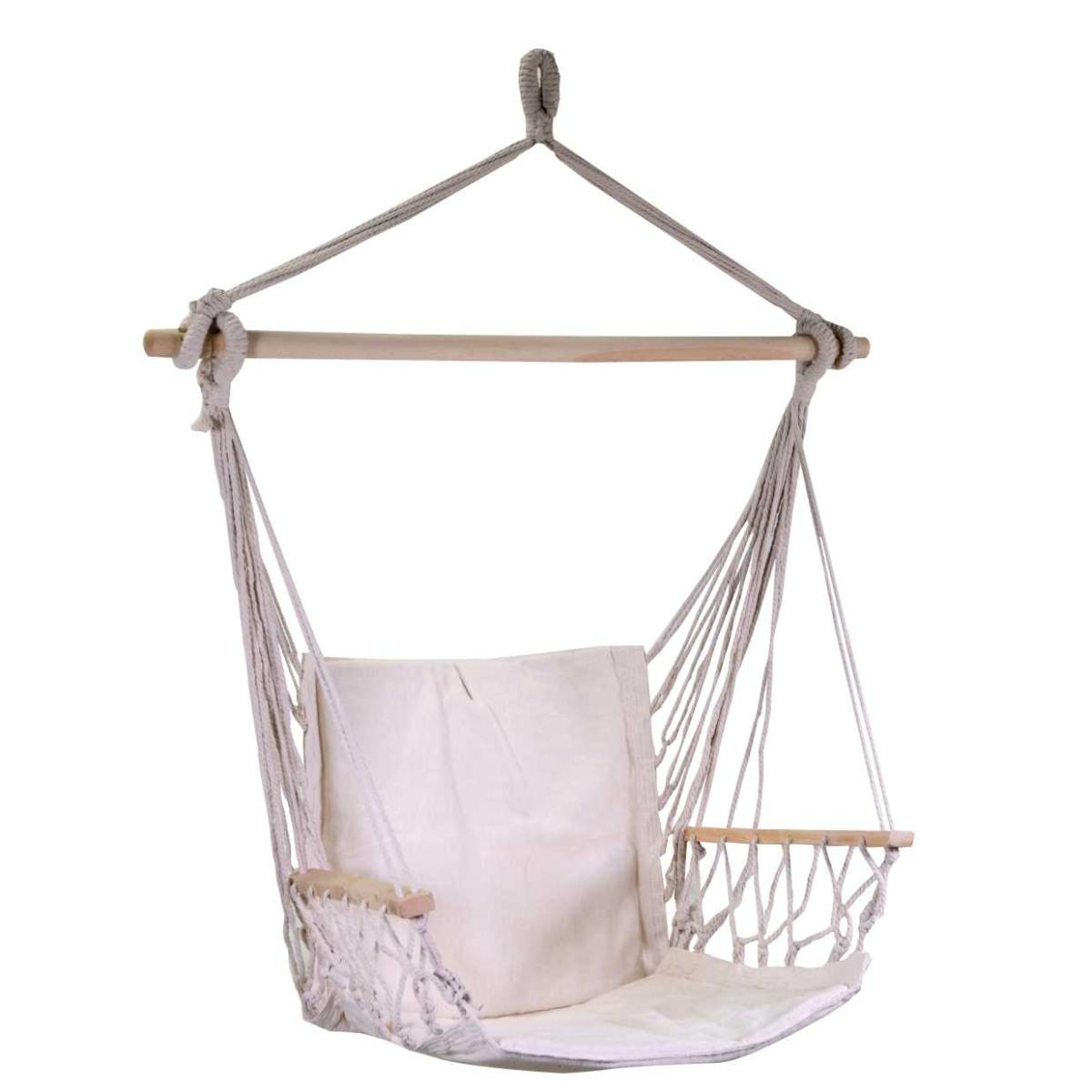 Sedia Dondolo Tessuto Beige cm.50h100 | Vacchetti