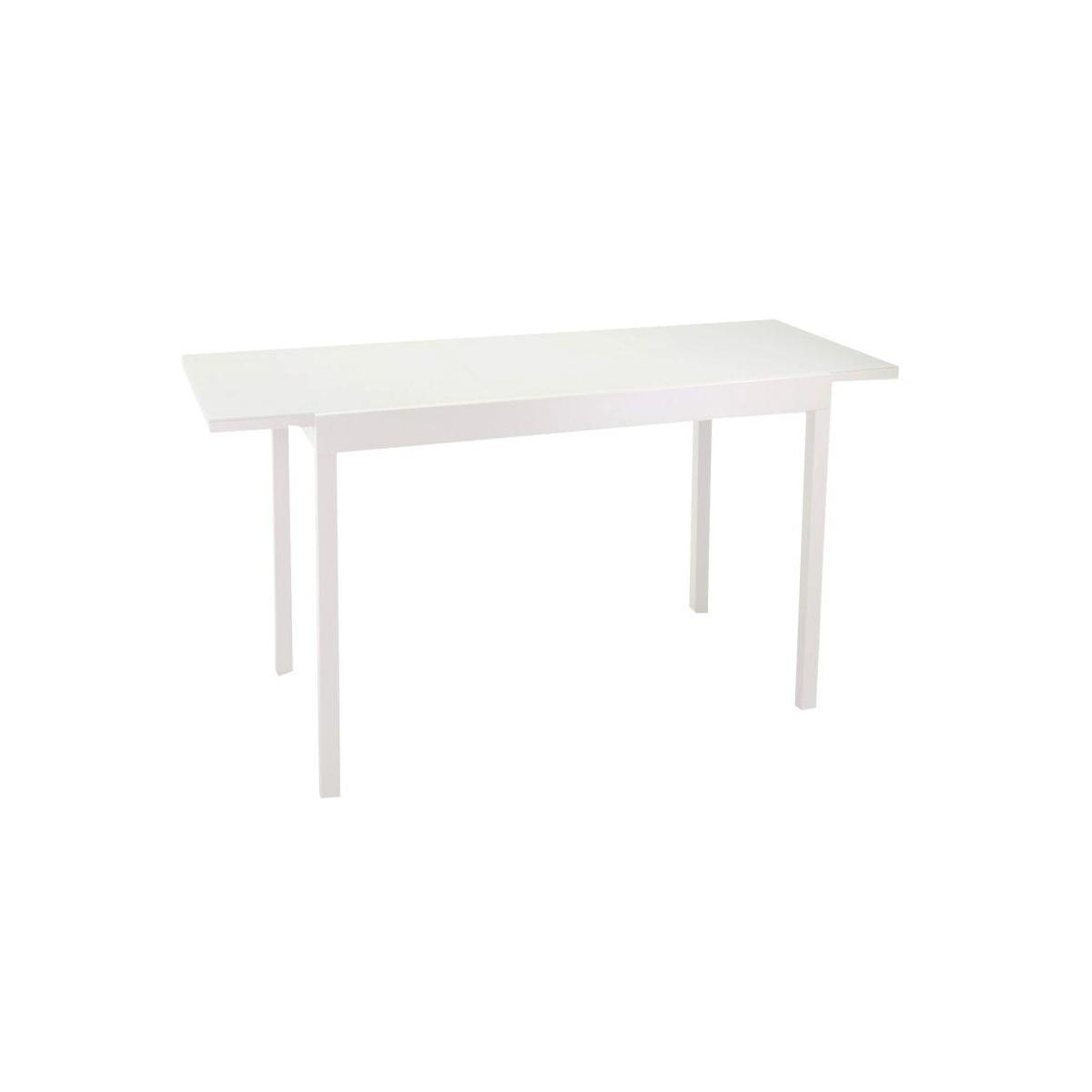 Tavolo Alluminio Boise Bianco Opaco Allungabile cm.160/220x90h67,5/75 | Vacchetti