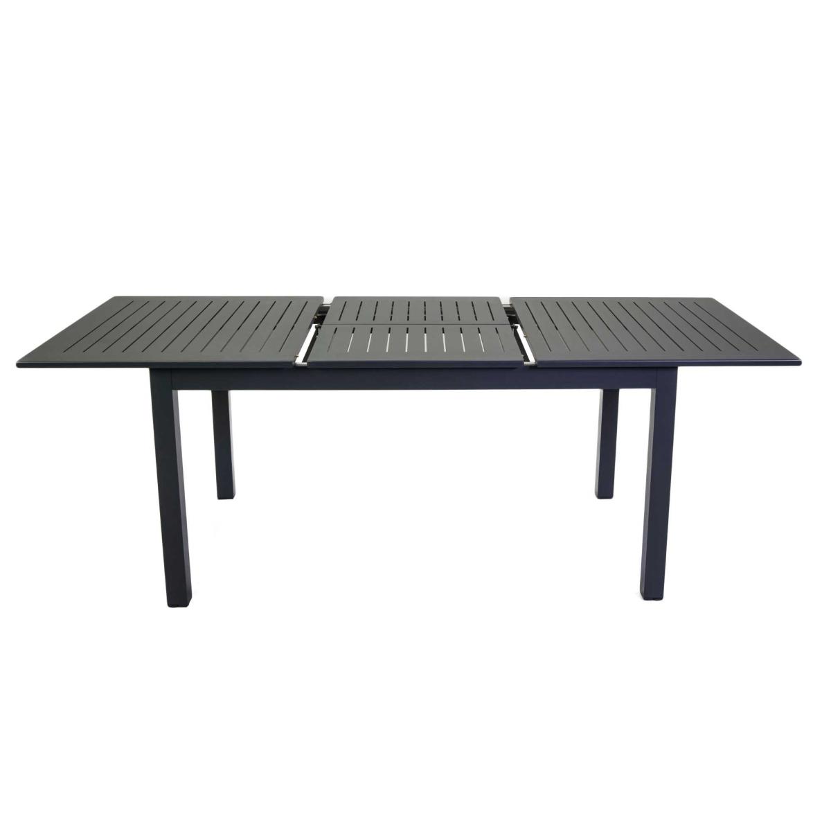 Tavolo Alluminio Monterey Allungabile Antracite cm.220/280x100h75 | Vacchetti