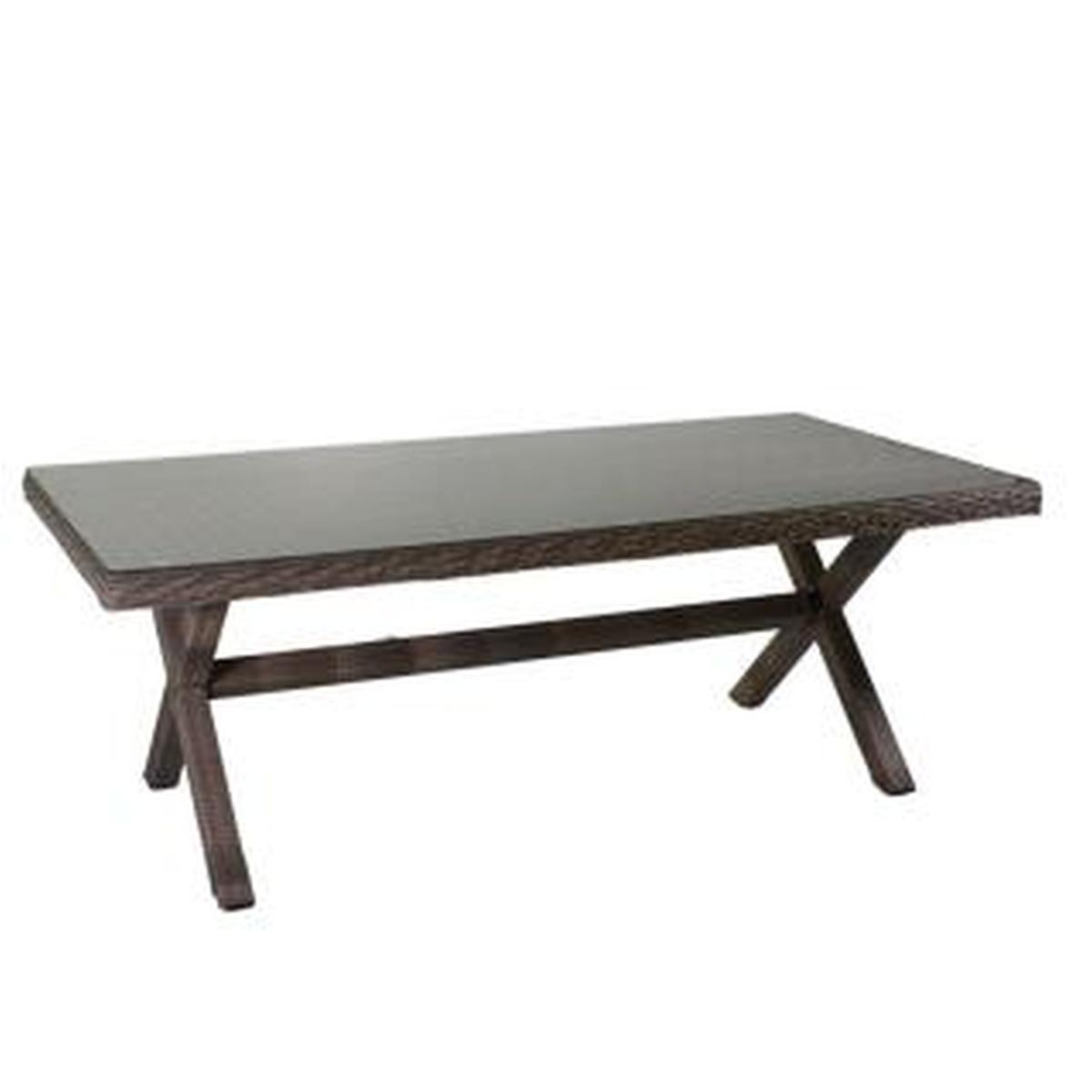 Tavolo Polyrattan Baltimora Rettangolare cm.200x100h72 | Vacchetti