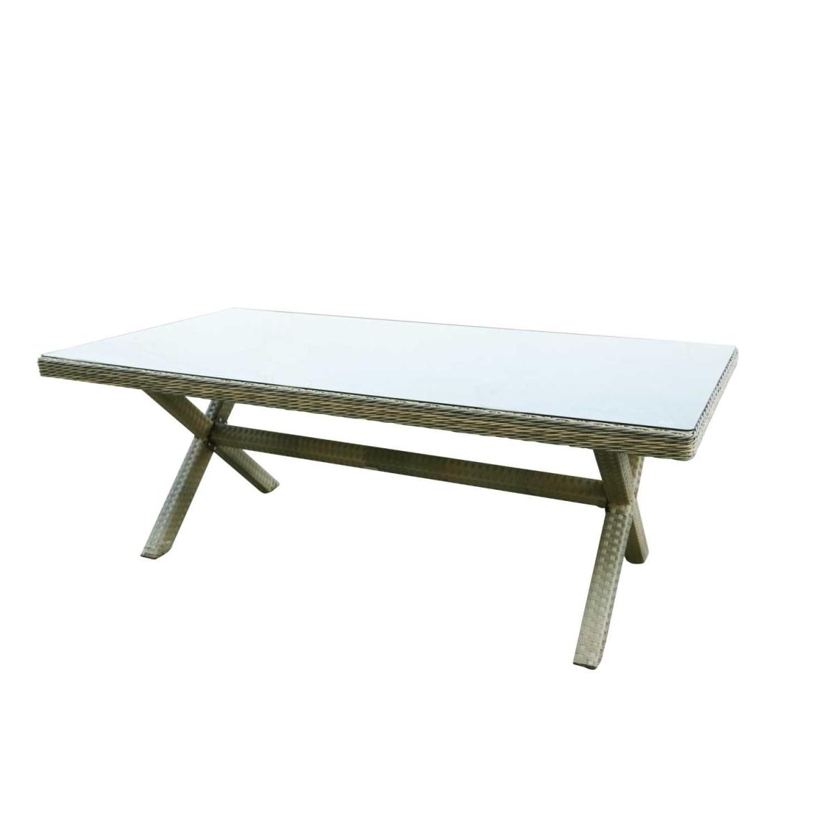 Tavolo Polyrattan Baltimora Rettangolare cm.200x100h72 | Vacchetti