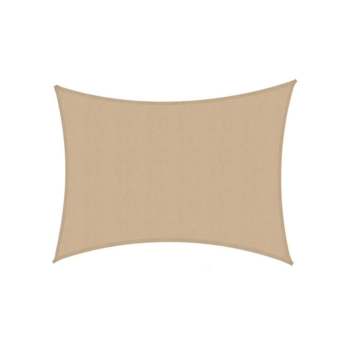 Vela Ombreggiante Tessuto Rettangolare Sabbia cm.200x200x300 | Vacchetti