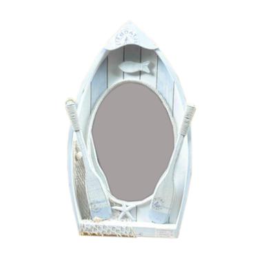 Specchio Mare Barca Con Remi Cm.36X7,5H62