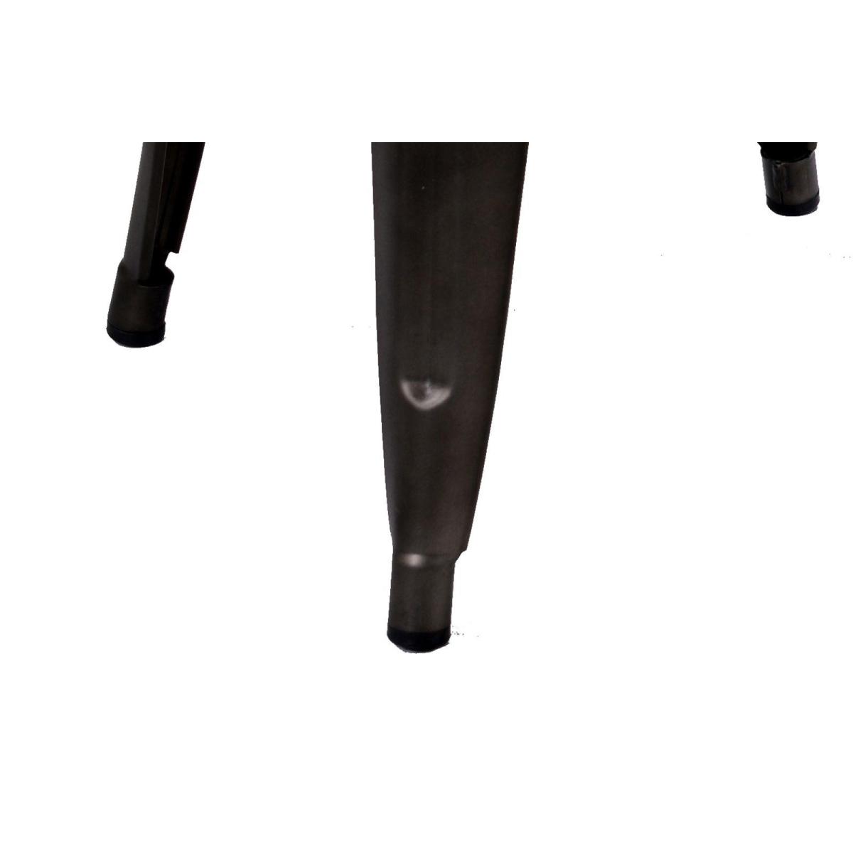 Sgabello Ferro Bristol Marrone cm.39x39h45 | Vacchetti