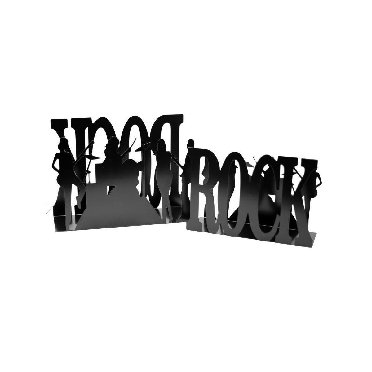 Portariviste Metallo Rock Set pz.2 Nero cm.35x12h24 | Vacchetti