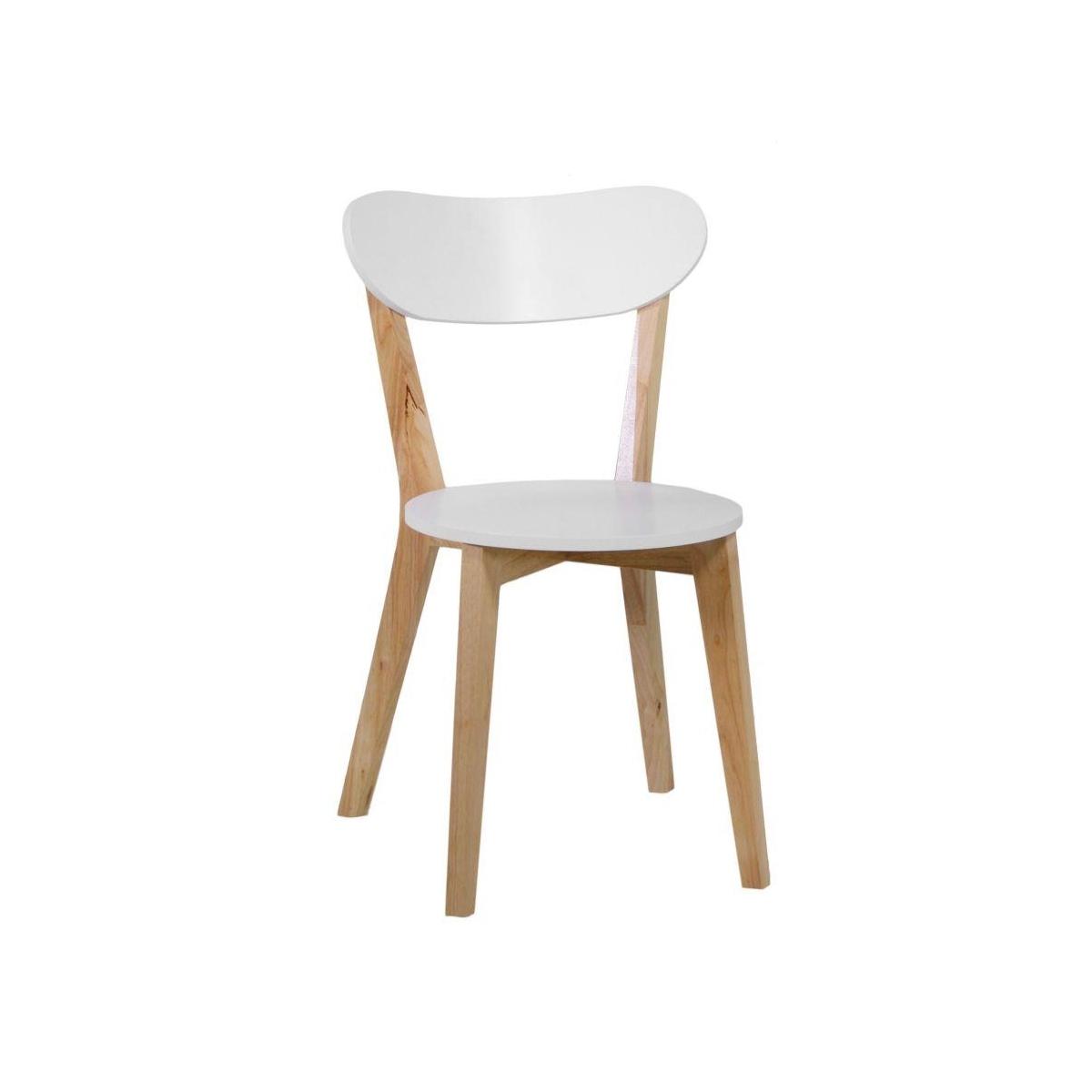 Sedia Bar Legno Bianco Smontata cm.46x54,5h79 | Vacchetti