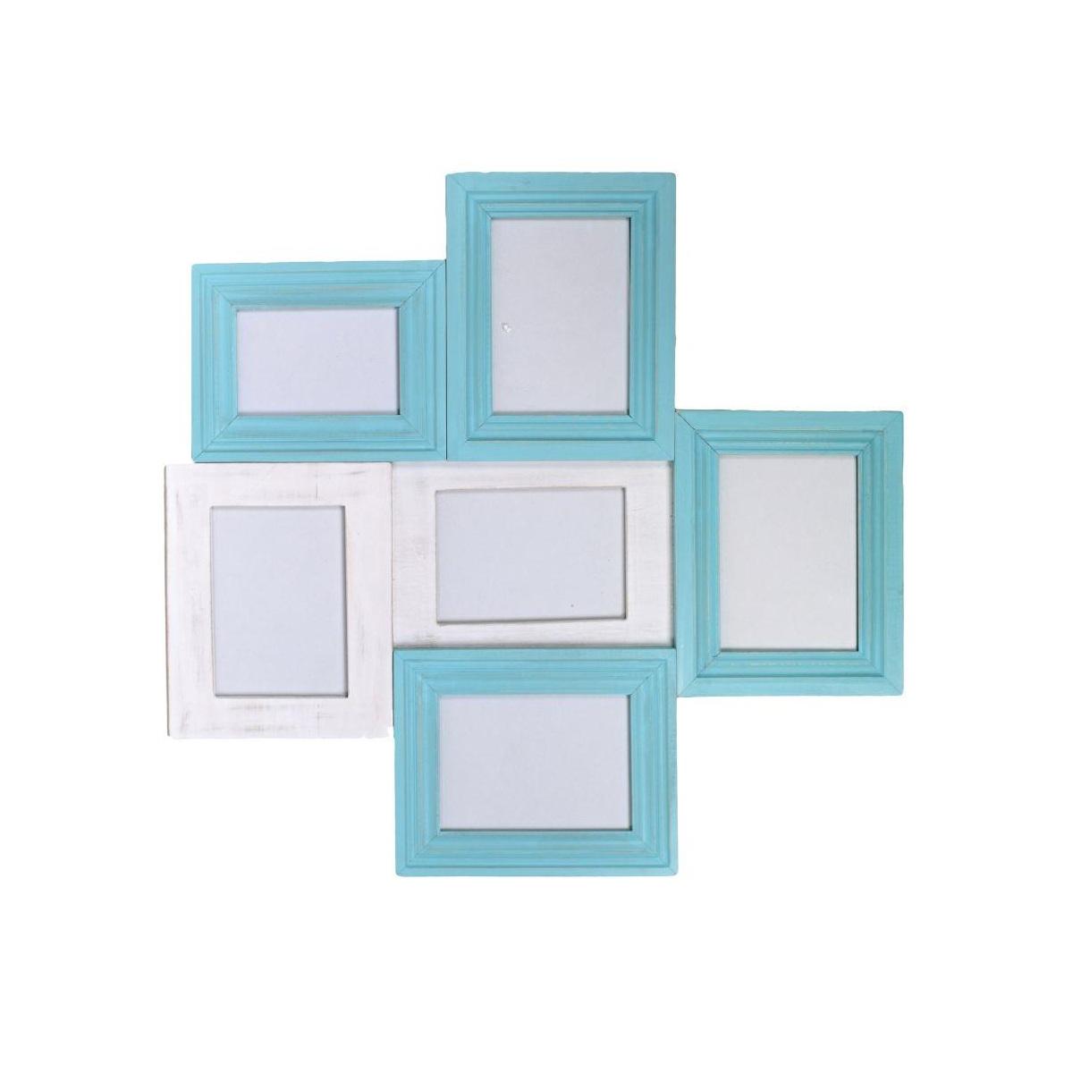 Portafoto Muro Legno Multiplo 6 Fotocm.60x3h63,2 | Vacchetti