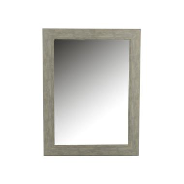Specchio Legno Grigio Rettangolare Cm.64X84