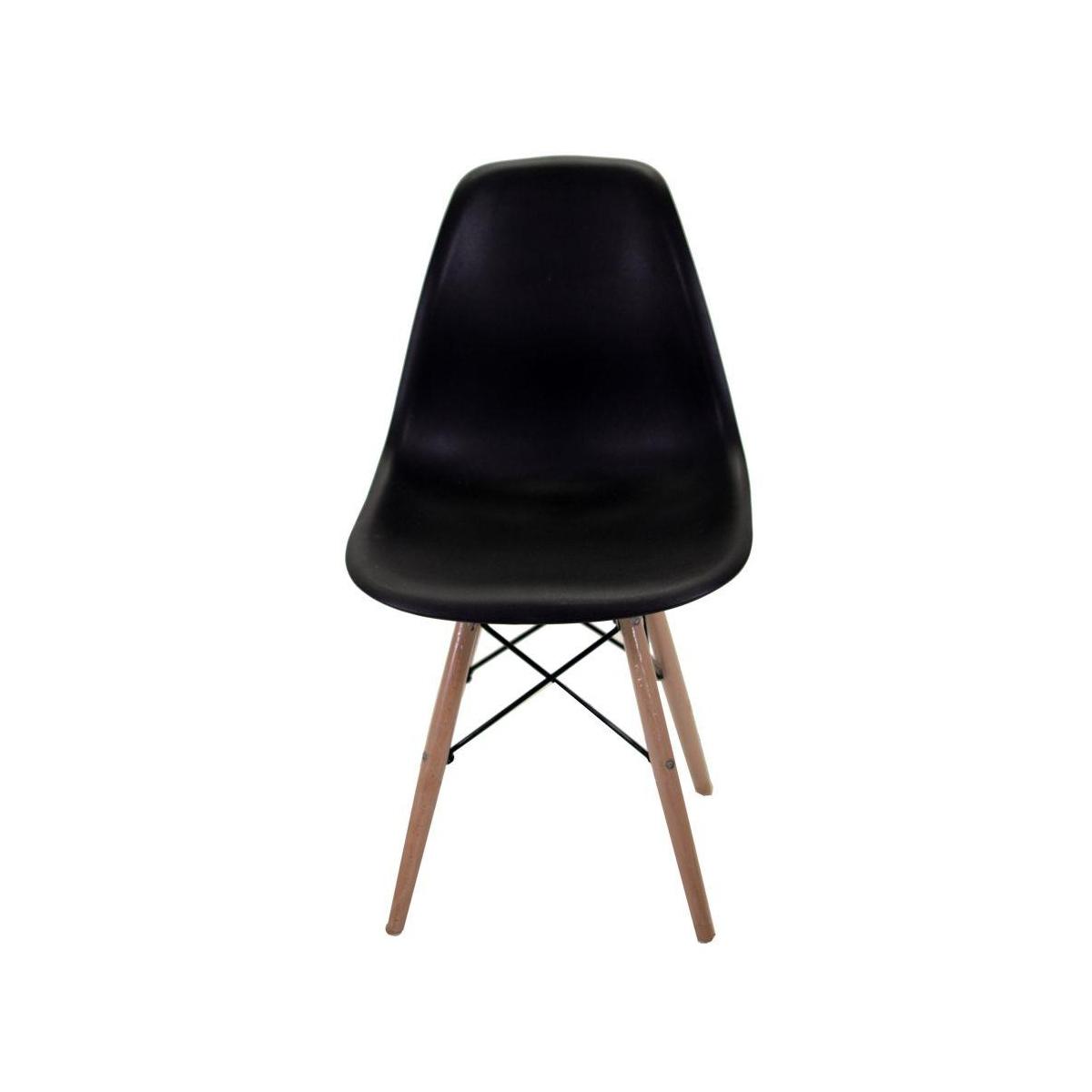 Sedia Resina Legno Nero cm.51x46h42,5/82 | Vacchetti