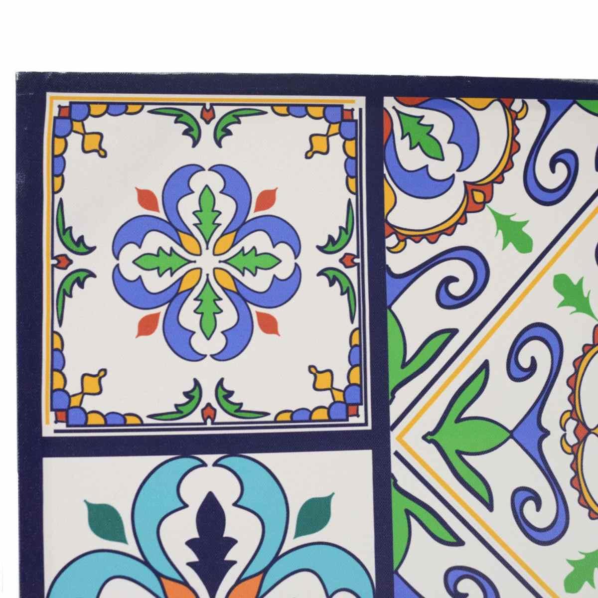 Paravento Stampa 3 Ante Maioliche cm.120,6x2,5h180 | Vacchetti