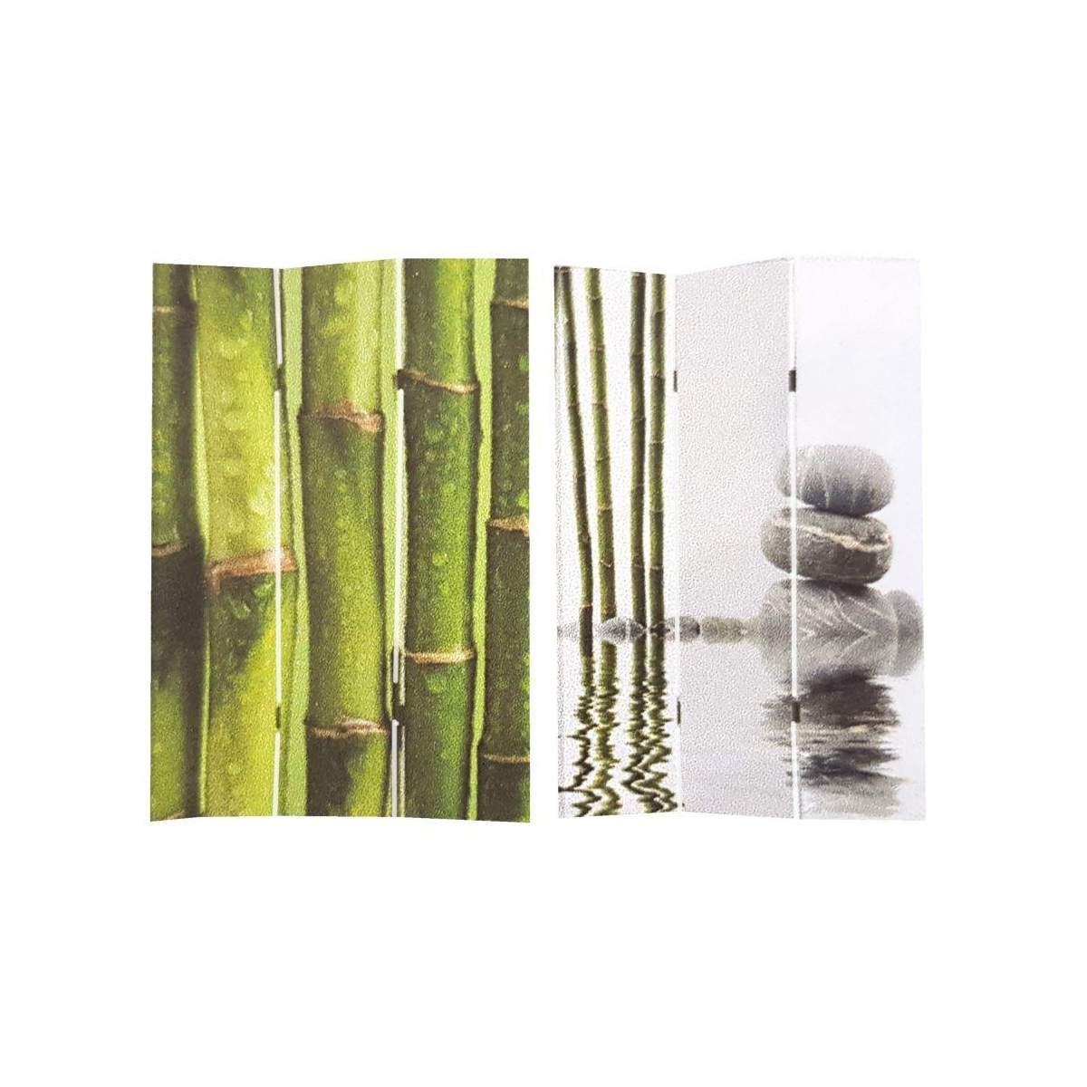 Paravento Stampa 3 Ante Bambu' cm.120,6x2,5h180 | Vacchetti