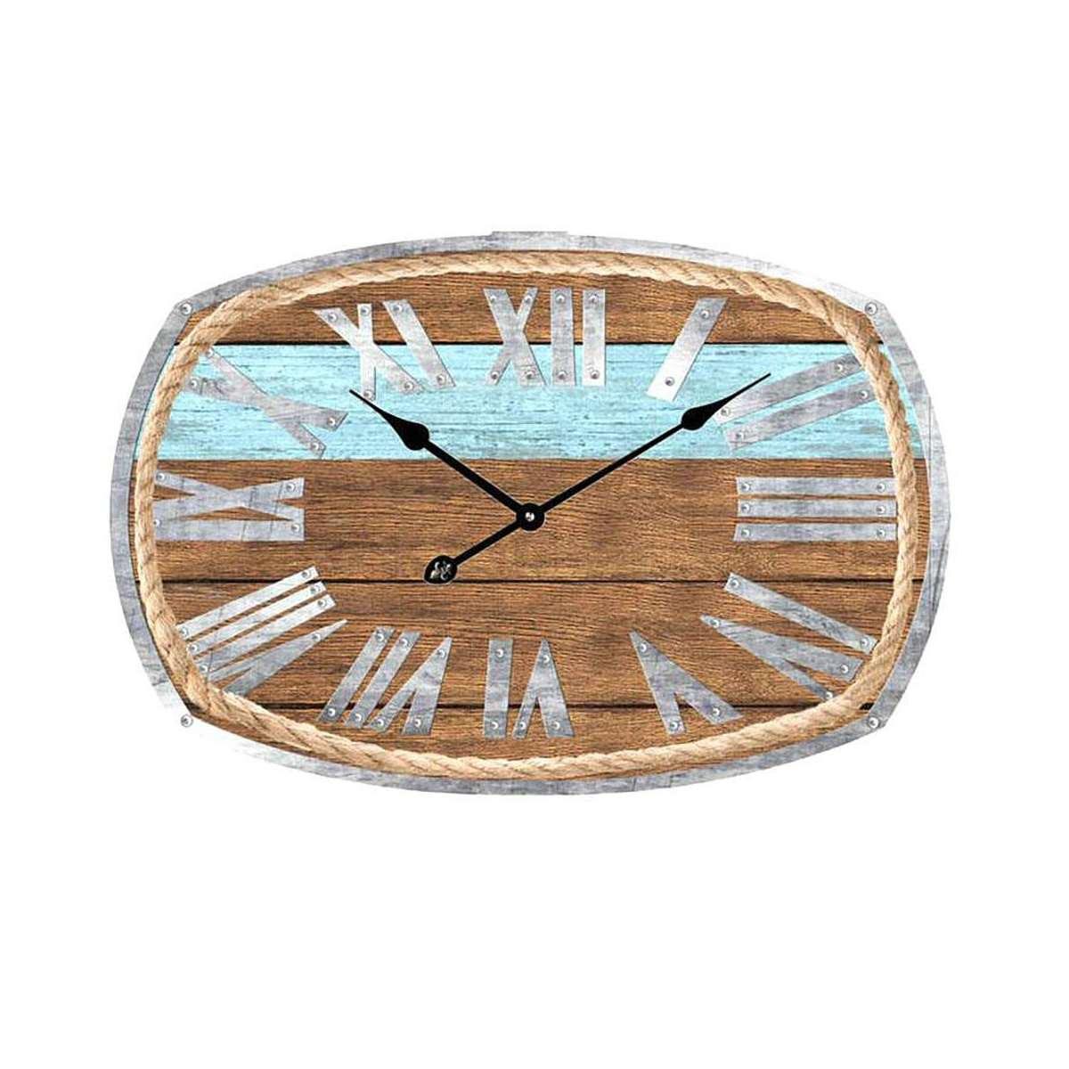 Orologio Vetro Numeri Romani con Corda cm.60x40x4 | Vacchetti