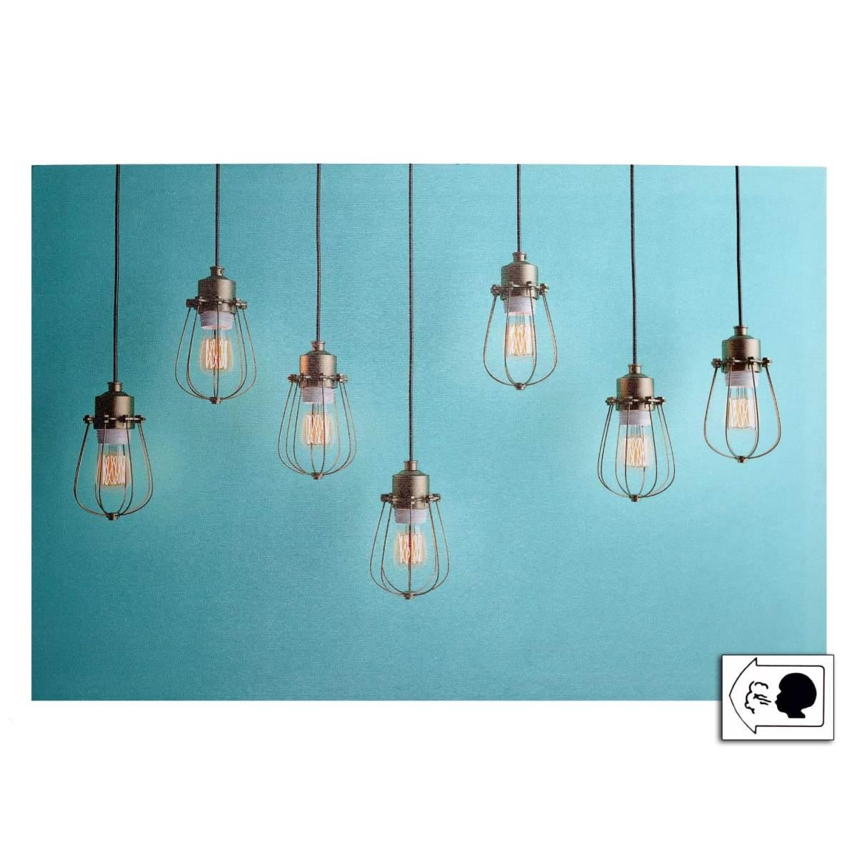 Quadro LED Lampadine cm.60x40x1,8 | Vacchetti