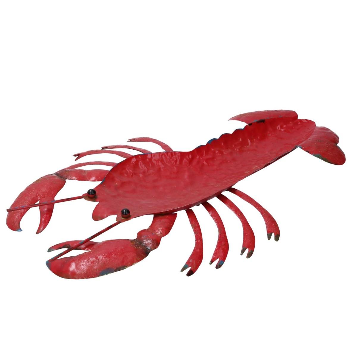 Svuotatasche Metallo Mare Aragosta Rosso cm.44,5x29,5h3 | Vacchetti