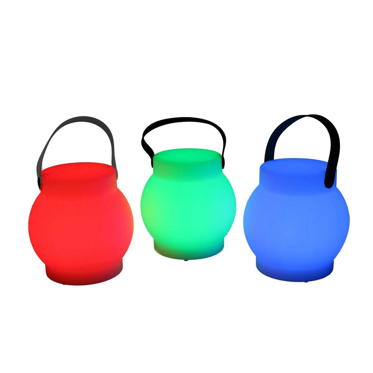 Lampada LED Plastica Ricaricabile Multicolor Tondo cm.Ã?15h15 | Vacchetti