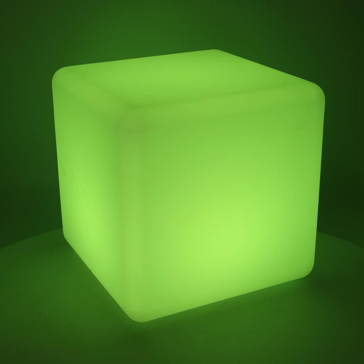 Lampada LED Plastica Ricaricabile Multicolor Quadro cm.30x30h30 | Vacchetti