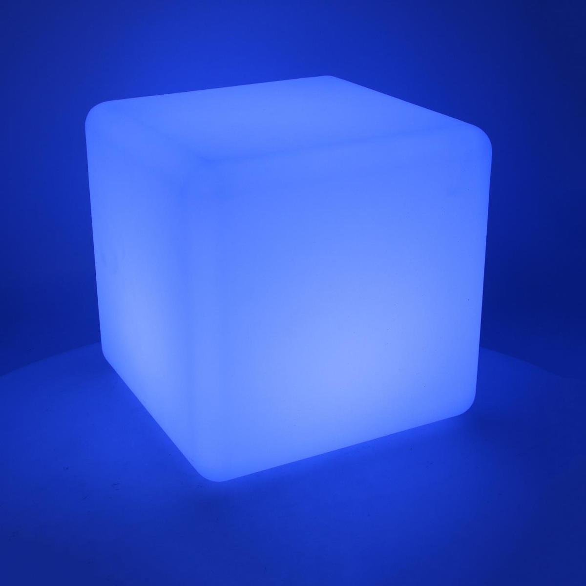 Lampada LED Plastica Ricaricabile Multicolor Quadro cm.30x30h30 | Vacchetti