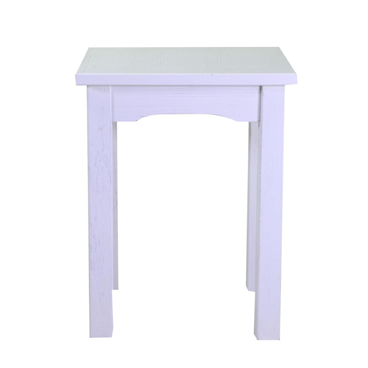 Tavolo Esposizione Legno Nantes Bianco Rettangolare cm.154x46h100 | Vacchetti