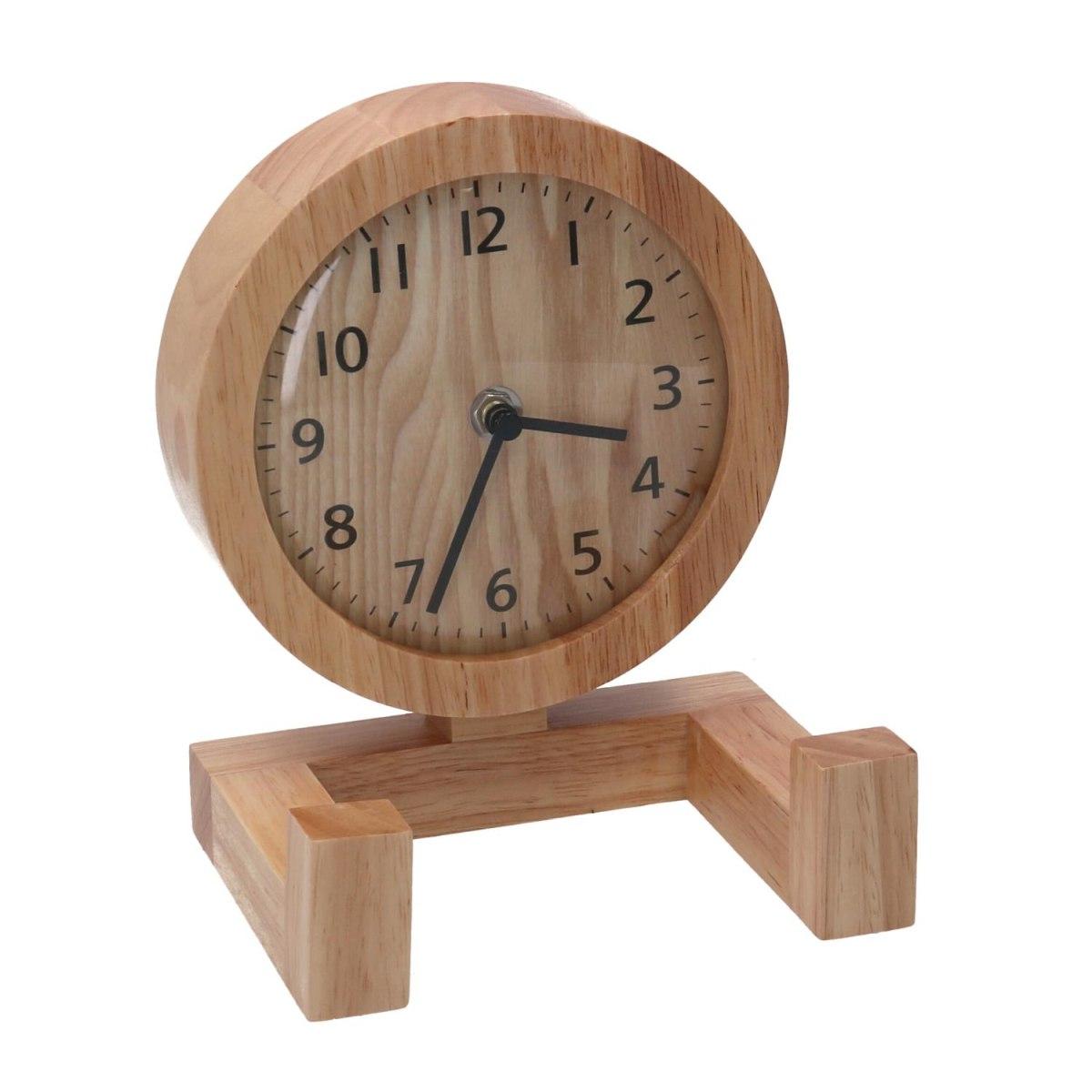 Orologio Legno Naturale cm.11,5x15x20 | Vacchetti