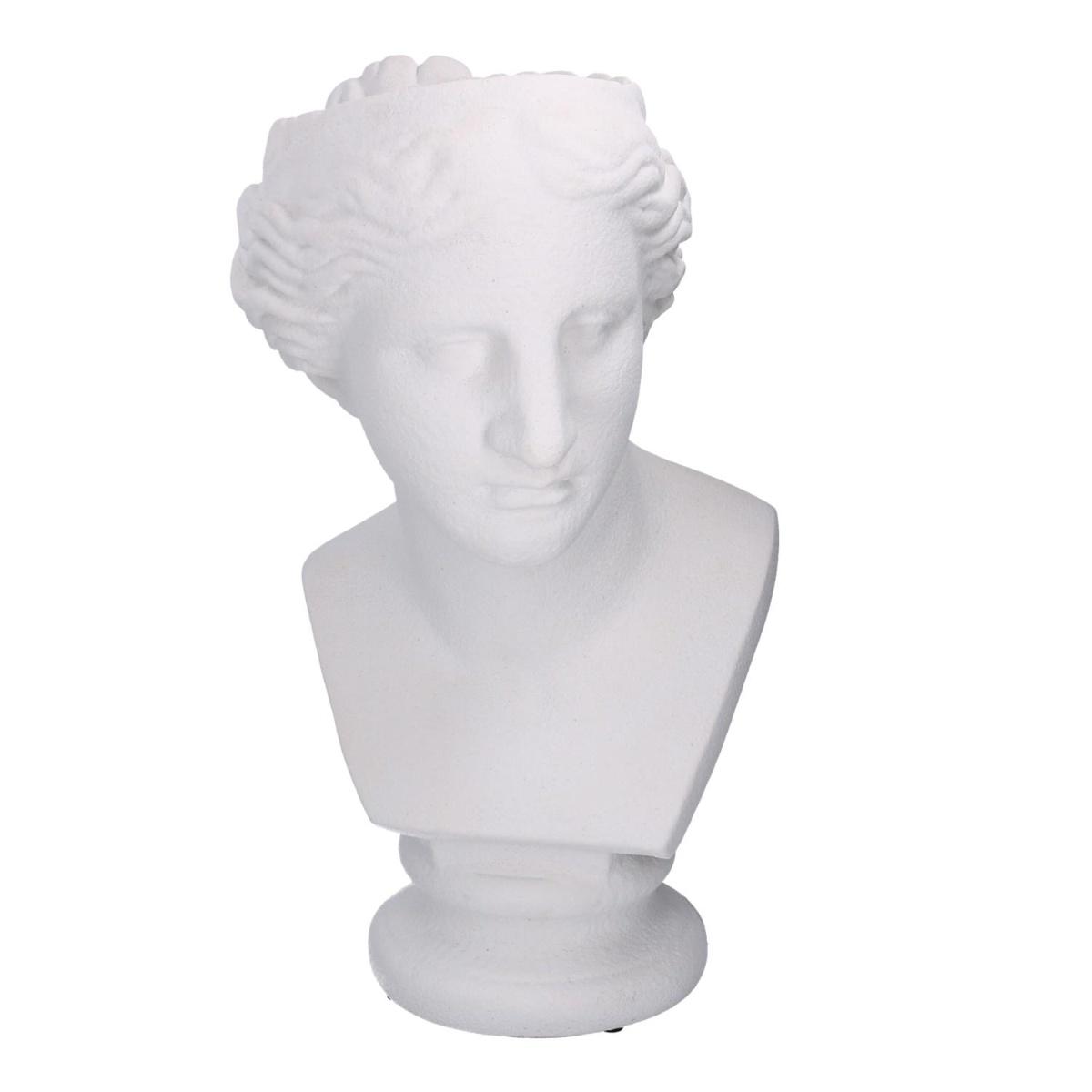 Portavaso Resina Busto Bianco cm.35x30h59 | Vacchetti