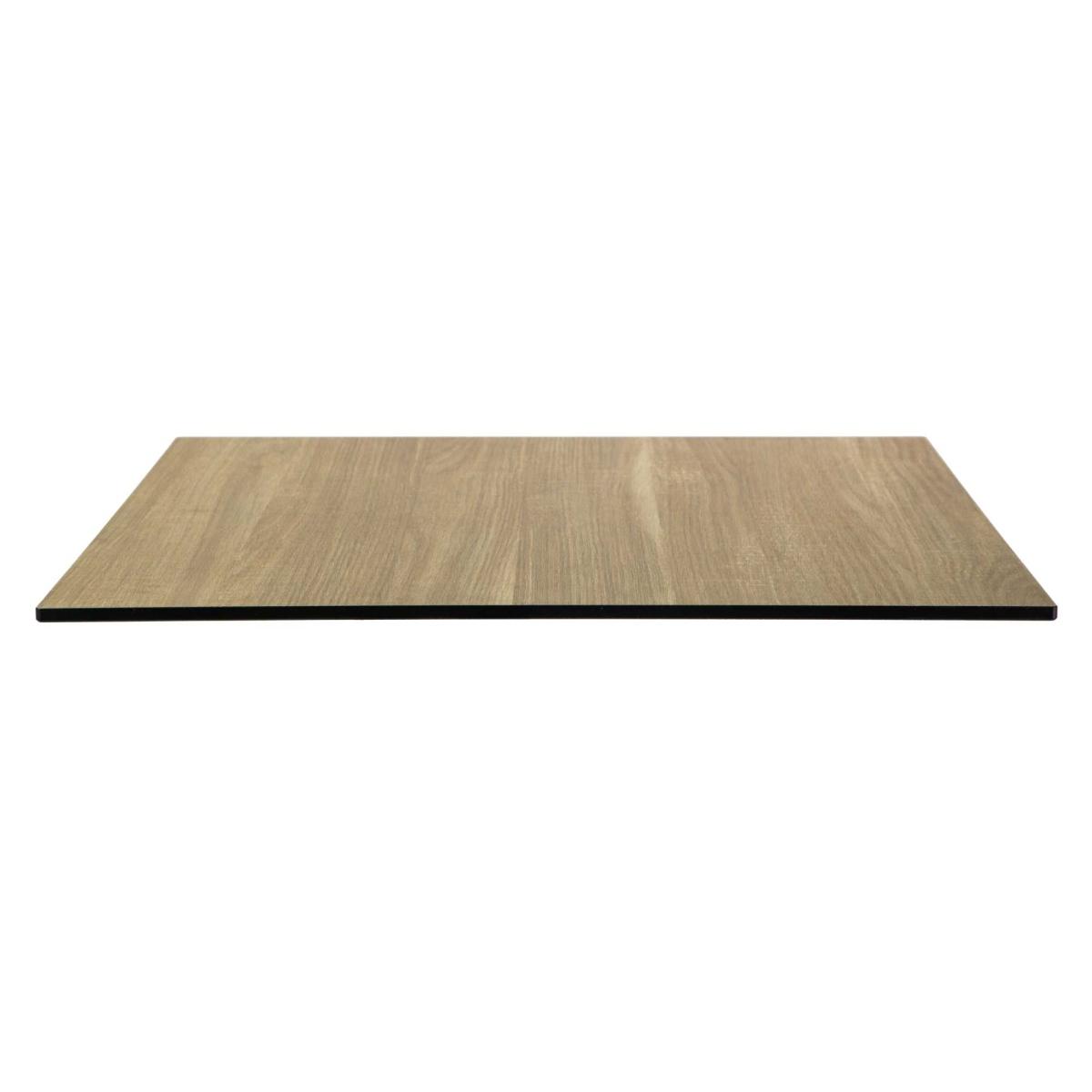 Top Tavolo Hpl Effetto Legno Naturale Rettangolare cm.55x69x1 | Vacchetti